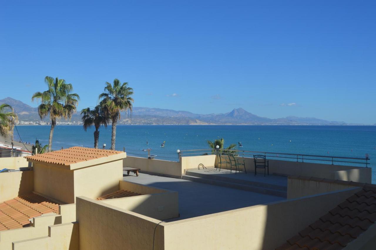 Maravilloso Apartamento Amanecer Cabo A Pie De Playa Y Mar En Chalet Roquetes 阿利坎特 外观 照片