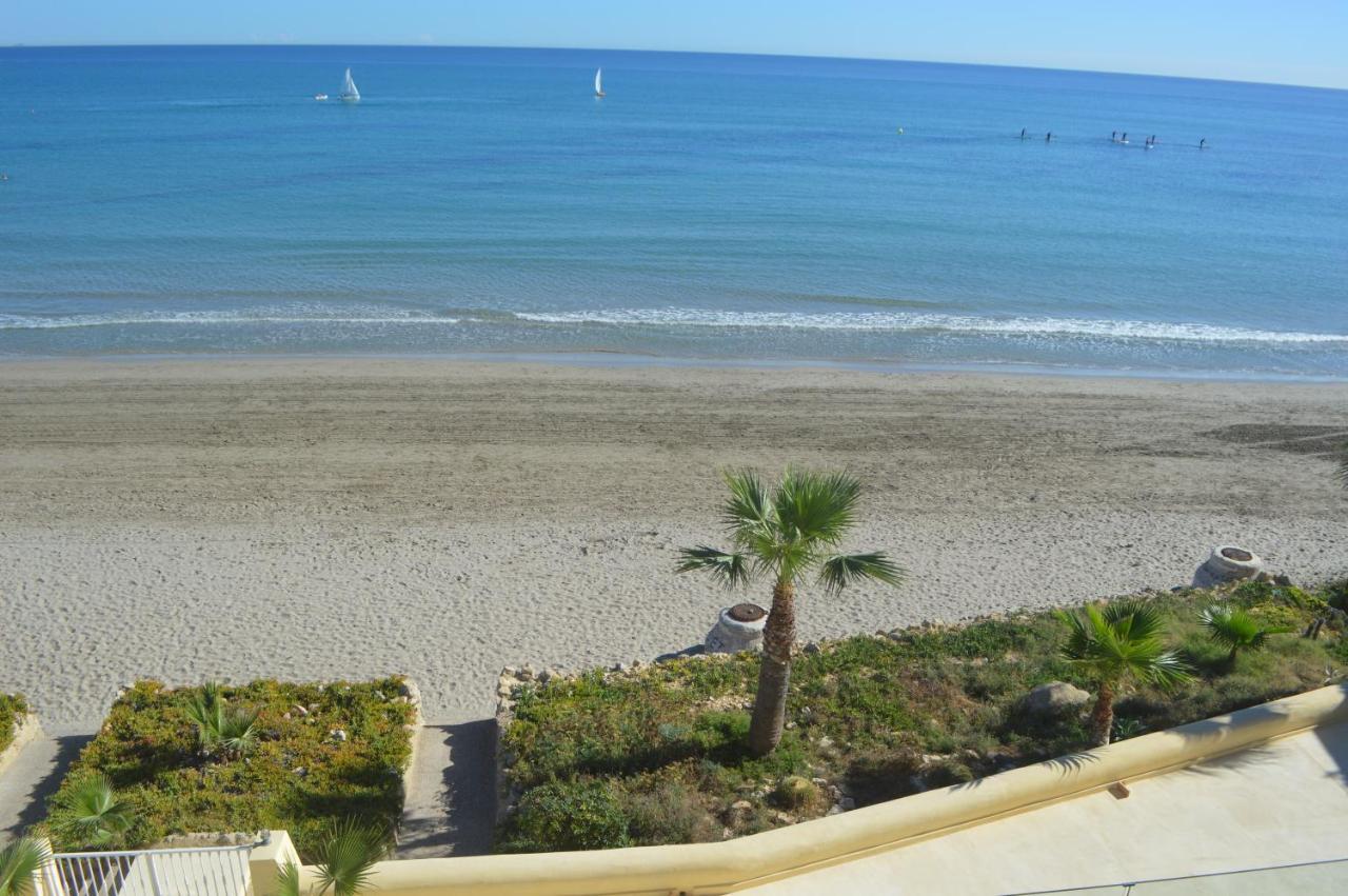 Maravilloso Apartamento Amanecer Cabo A Pie De Playa Y Mar En Chalet Roquetes 阿利坎特 外观 照片