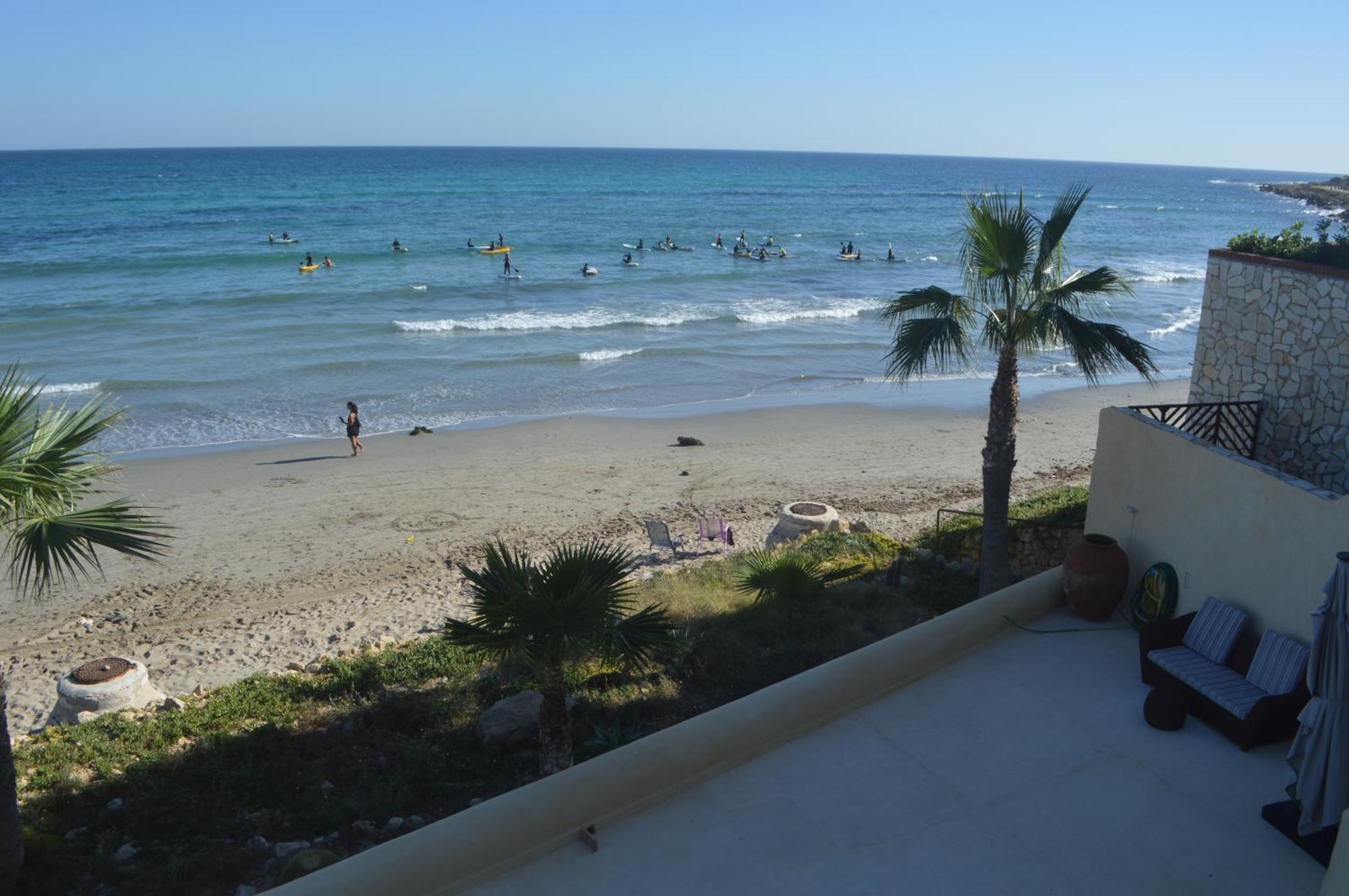 Maravilloso Apartamento Amanecer Cabo A Pie De Playa Y Mar En Chalet Roquetes 阿利坎特 外观 照片