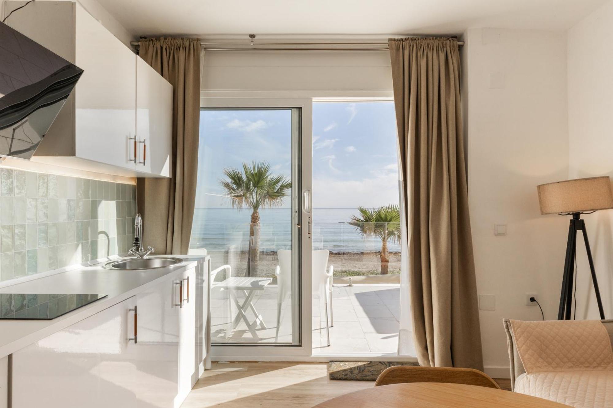 Maravilloso Apartamento Amanecer Cabo A Pie De Playa Y Mar En Chalet Roquetes 阿利坎特 外观 照片